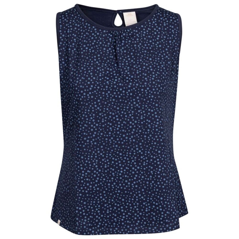 Trespass Womens/Ladies Kelly Spotted Tank Top / Navy